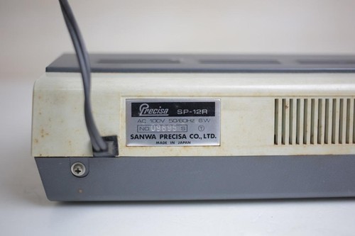 Sanwa Precisa SP-12R Vintage 12-Digit VFD Electronic Desktop Calculator Japan - Bild 8 von 12