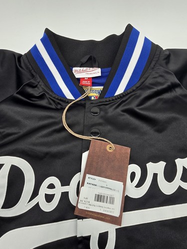 Los Angeles Dodgers Mitchell & Ness leichte schwarze Jacke Gr. Large - Bild 6 von 10