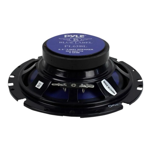 Pyle PL63BL 6,5" 360 W 3-Wege Auto-Audio-Koaxial-Lautsprecher Paar blau NEU - Bild 6 von 10