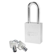 American Lock A7201ka Padlock, Keyed Alike, Long Shackle, Rectangular Steel