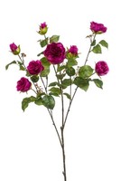 Artplants Kunst Rosen Zweig Khaled, Violett, 110Cm