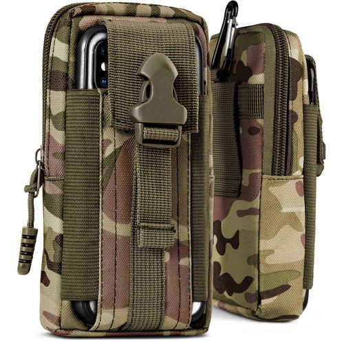 Mobile Phone Belt Pouch For Honor Magic7 Lite Nylon Belt Pouch Sleeve Clip Pouch - Picture 9 of 10