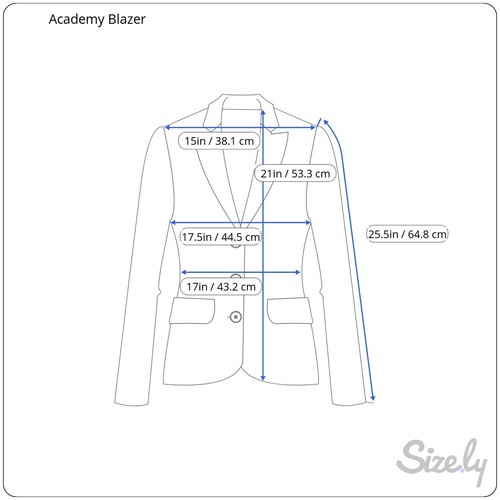 Gap Academy Blazer Damen 6 Büro Preppy Knopf Academia Karriere grau gefüttert Strick - Bild 9 von 9