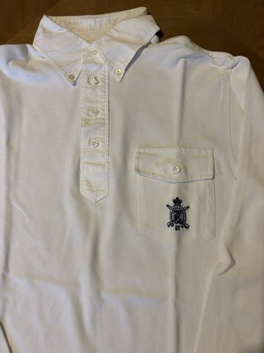 Ralph Lauren White Long Sleeve Polo Shirt Sz S Cotton Classic Fit - Picture 9 of 9