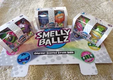 3 Packs Smelly Ballz Gourmet Scent Stress Balls (3-2 Packs / 6 Total Ballz)  @d4