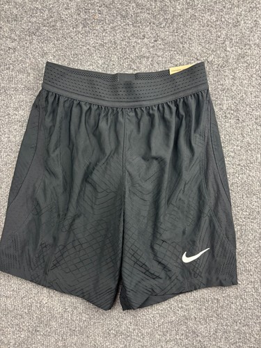 Nike Vapor Shorts Youth Boys Medium Black White Swoosh Logo NWT