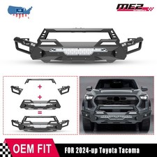 Front Bumper Bull Bar Grille Guard For 2024-2025 Toyota Tacoma Pickup Offroad