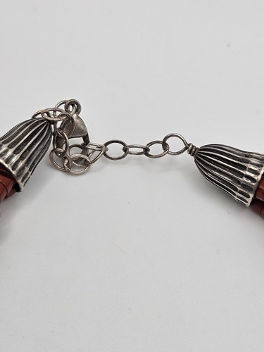 Vintage Southwestern Sterling Silver Multi Gemstone Beaded 3 Strand Necklace - Picture 8 of 17