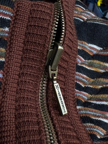 Missoni Reversible zip cardigan jacket multicolor size 48 - Picture 14 of 14