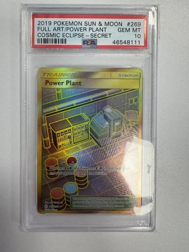 Power Plant 269/236 Cosmic Eclipse Secret Rare 2019 Pokémon Sun & Moon PSA 10