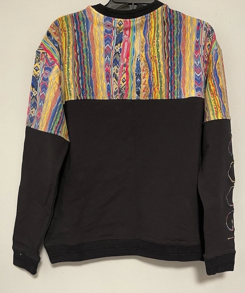 Coogi Australia Tribute polar cuello redondo para hombre mediano negro/multi Foto 2 de 4