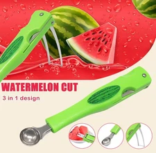 🔥JAYVAR Watermelon Cutter Slicer, 3 in 1 Melon Baller Scoop Set🔥