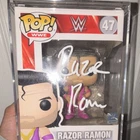 Funko Pop! Vinyl WWE Razor Ramon #47 Autographed With Protector