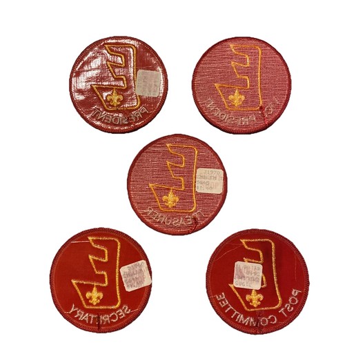 Explorer Position Patch x 5 President Vice President Treasurer Secretary ect BSA - Picture 2 of 2