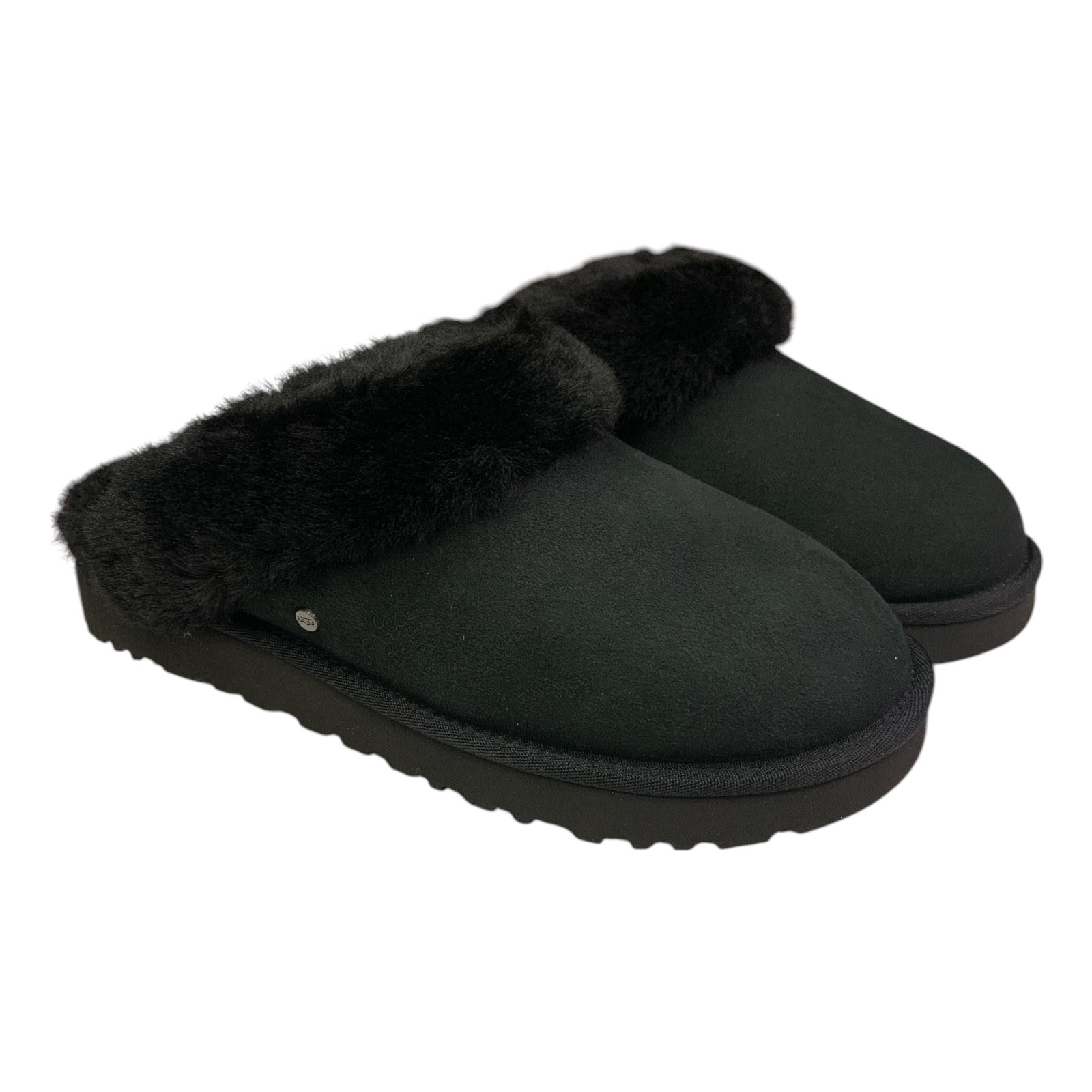 Классические замшевые тапочки UGG Womens для помещений и улицы с воротником из овчины II