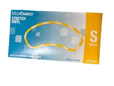 MediChoice Stretch Vinyl Powder Free Synthetic Exam Gloves - Quantity  1500