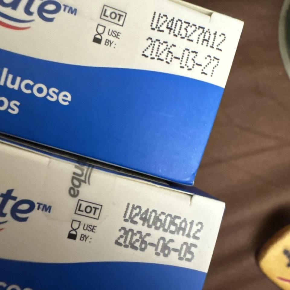 100 Equate Blood Glucose Test Strips, 50 Countx2 - Изображение 2 из 2