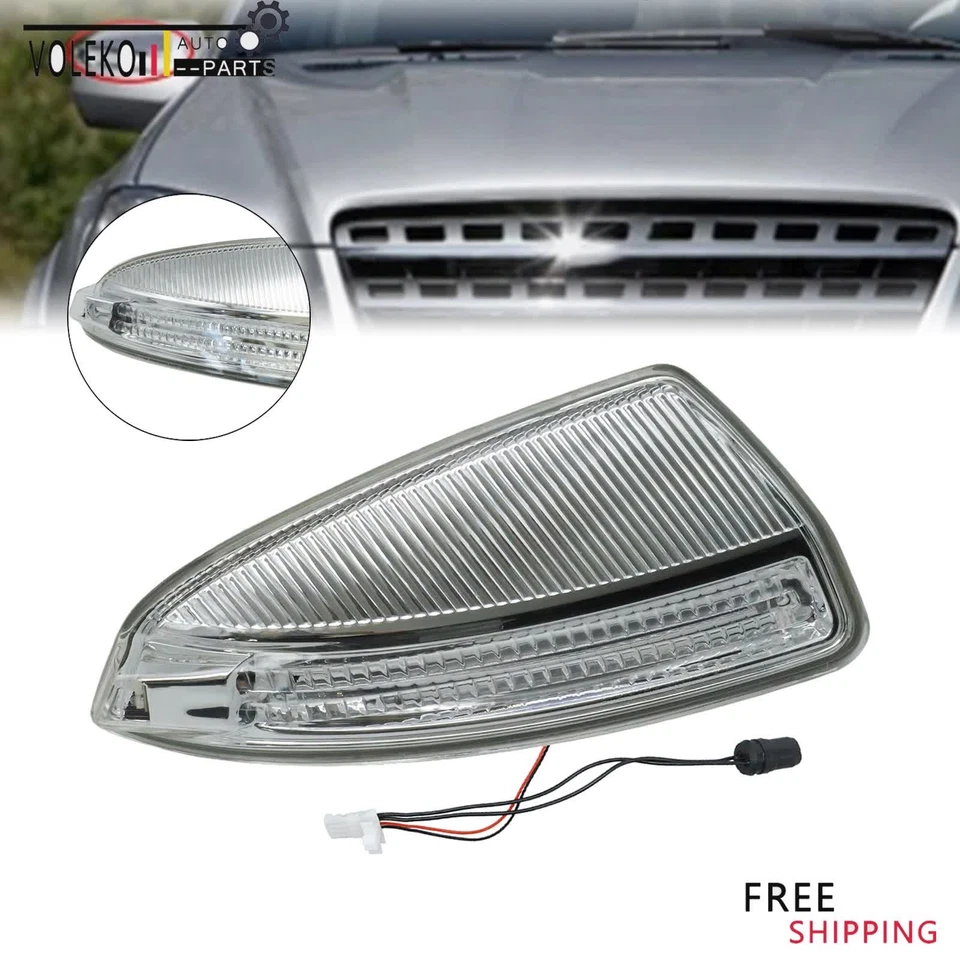 Fit Mercedes-Benz W164 ML350 ML550 Right Door Side Mirror Turn Signal Light Foto 3 de 4