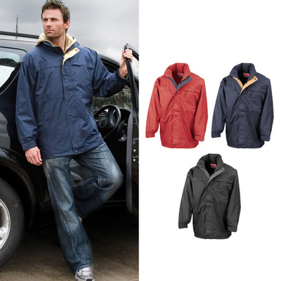 Result Multi-function midweight jacket R067X - Taped and twin-needle seams