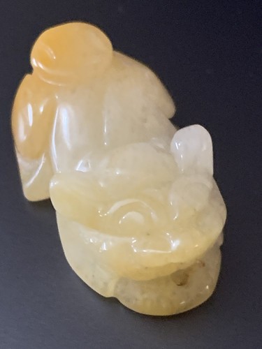 Chinese Jade Stone Carved Mythical Beasts Pendant - Picture 1 of 8