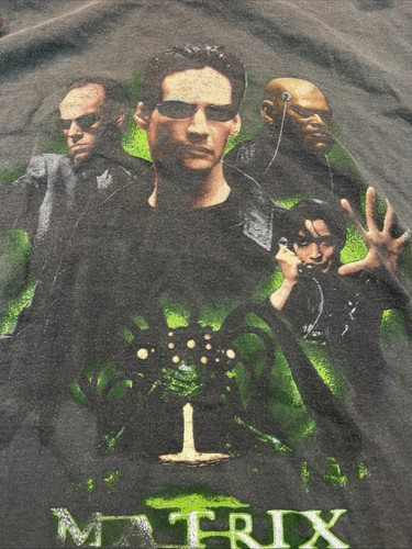 The Matrix Black Graphic T-Shirt 100% Cotton Size 2XL - Picture 3 of 6