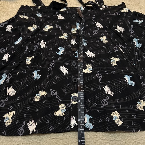 Torrid Disney Aristocats Skortall Challis Black Size 1 - Picture 13 of 24