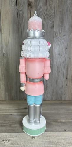 Christmas Pastel Candy Nutcracker 18"H Peppermint Square New - Picture 6 of 9