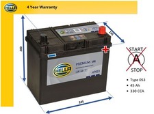 Battery fits LOTUS ELITE 2.0 2.2 74 to 82 Hella 048 330A 45Ah 4Yr Warranty New