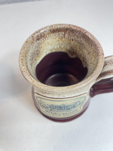 Deneen Pottery Whitestone Tennessee Stoneware Coffee Mugs Lot Of 3 Souvenir - Picture 10 of 12