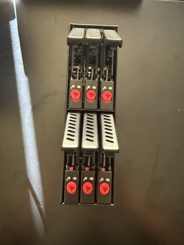 MR-6601 6 2.5" SATA HDD SSD Enclosure Rack Data Storage Back Up Hot Swap *READ - Afbeelding 5 van 6