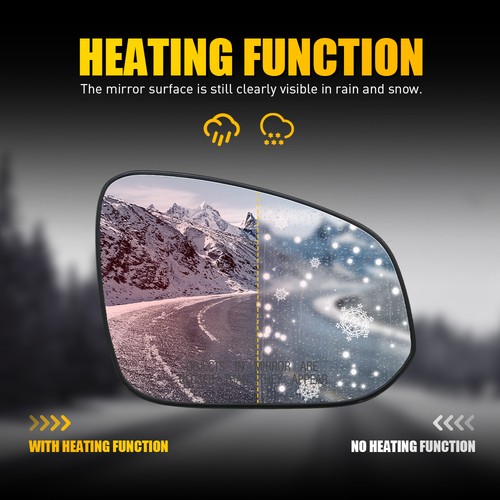 Espejo retrovisor térmico lado derecho pasajero vidrio para Toyota RAV4 2013-2018 87902-04010 - Imagen 5 de 13