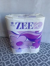 ZEE Bathroom Tissue 4 Pack New/Shows Wear & Tears On Packaging See Photos