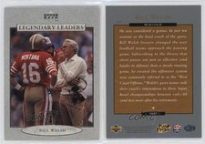 1997 Upper Deck NFL Legends (Posed with ) Bill Walsh Joe Montana #130 HOF