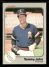 1983 Fleer #95 Tommy John