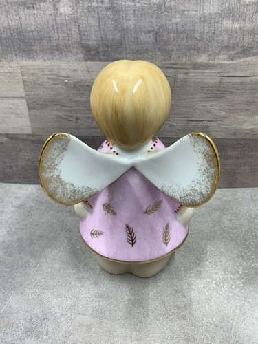 Villeroy & Boch 2001 Porzellan blondhaariger Engel rosa & gold 5 1/2" groß - Bild 8 von 22