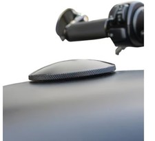 Joker Machine Knurled Billet Gas Cap - Black Anodized Motorcycle Street 10-444B