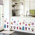  Colorful Cartoon Animal Sticker Removable Flower and Bugs Sticker Decals Wall