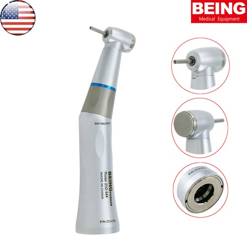 US BEING Dental 4:1 1:1 Manipolo Bassa Velocità Fibra Ottica Contra Angolo NSK KaVo - Foto 8 di 52