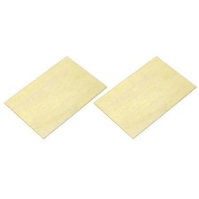 2 Pcs Stained Glass Sheet Mosaic Tile 7.9 Inch x 5.9 Inch Khaki