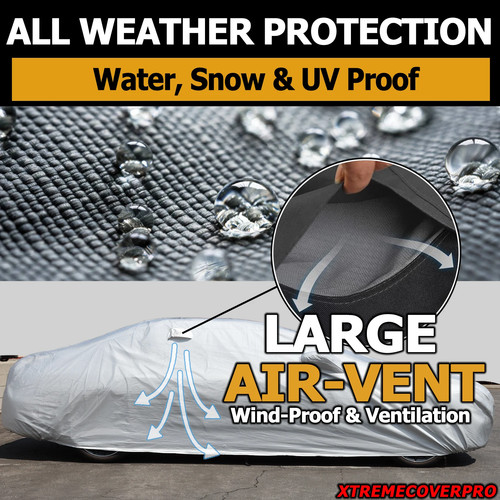 Waterproof Car Cover fits 2012 2013 2014 2015 Volkswagen Touareg - Picture 2 of 7