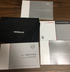 17 2017 Nissan Sentra owners manual