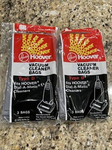 Hoover Dial A Matic Bags ~ Type D ~ Vintage 3 per pack. Hoover Dial A Matic Bags ~ Type D ~ Vintage 3 per pack.