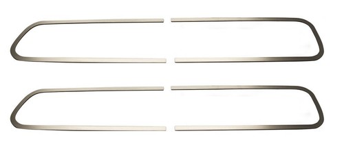 2015-2023 DODGE CHALLENGER 4pcs Kit Polished Stainless Steel Tail Light Trim - Picture 2 of 5