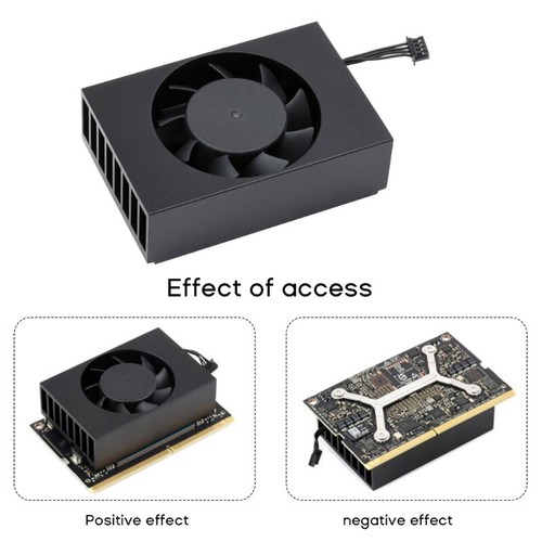 Cooling Fan For Orin-Nano NX PWM Speed Adjustable Heat Dissipation with Bracket - Afbeelding 2 van 8
