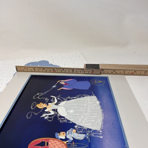 Walt Disney Cinderella Lithograph Exclusive Commemorative Art Piece with Folder - Picture 6 of 6