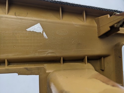 HYUNDAI TERRACAN 2004 2.9 CRDI DASHBOARD TRIM RADIO TRIM FASCIA 84950-H1920 - Picture 3 of 5