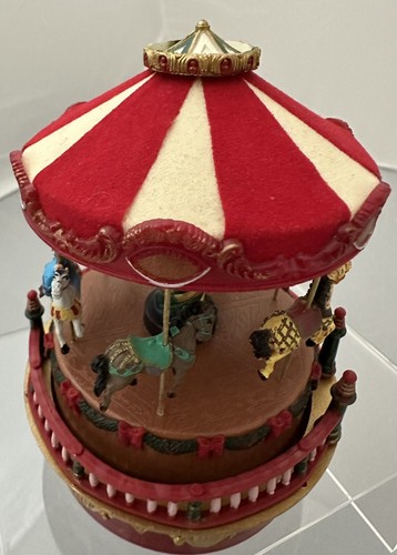Mr Christmas Animated Musical Carousel Mini Carnival Wind Up Plays Music 2013 - Picture 4 of 14