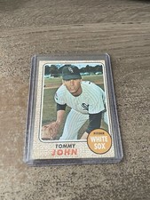 1968 TOPPS #72 TOMMY JOHN~CHICAGO WHITE SOX. VG