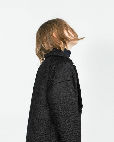 NWT NEW ZARA STUDIO ASTRAKHAN EFFECT MOHAIR COAT Sz S Ref. 2045/684 2015 2016 - Picture 8 of 13