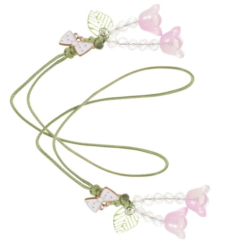 2 Pcs Tulpkette Tasche Anhänger Dekoration Telefon -Armbandbrand - 第 7/12 張圖片